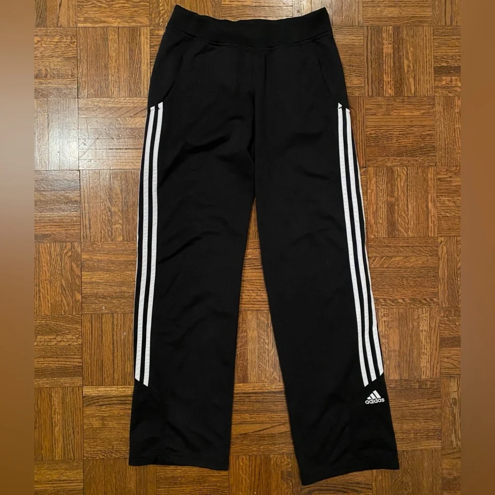 Adidas Men’s Black & White Athletic Sweatpants